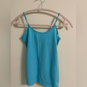 Blue Women's Spaghetti Strap Top